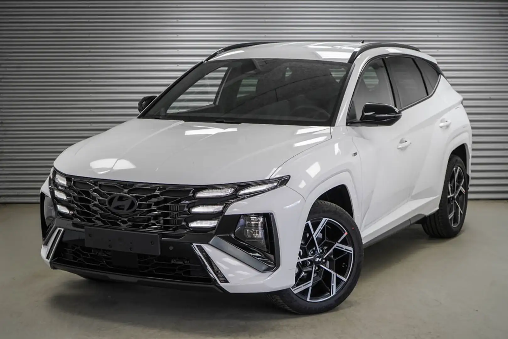 Hyundai TUCSON 1,6 T-GDI mHEV 4x4 DCT N-Line - LAG -LAG. Weiß - 1