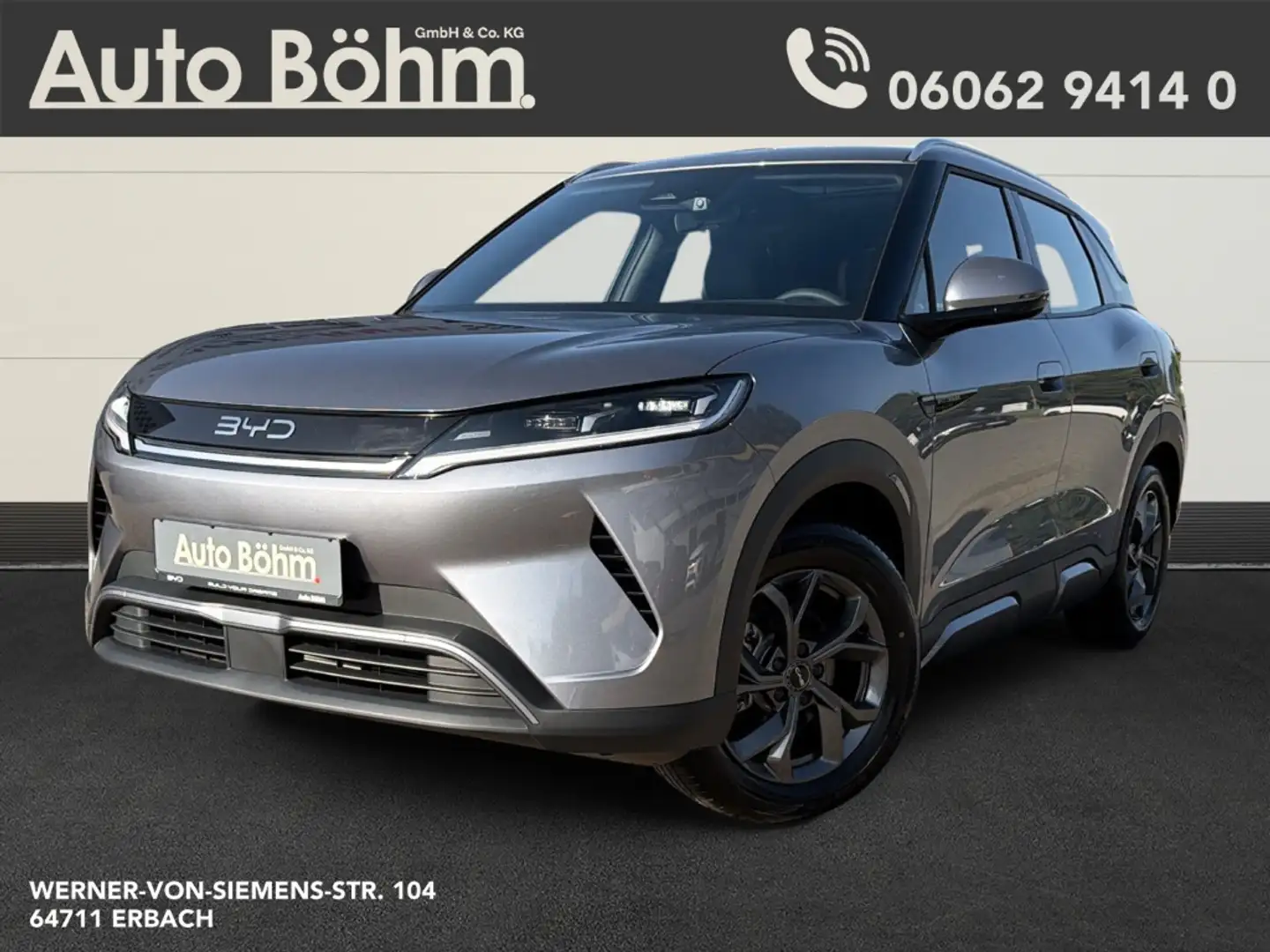 BYD Atto 2 Active+Leder+Pano.+ACC+Kam.+Navi.+LED+Keyless Gris - 1