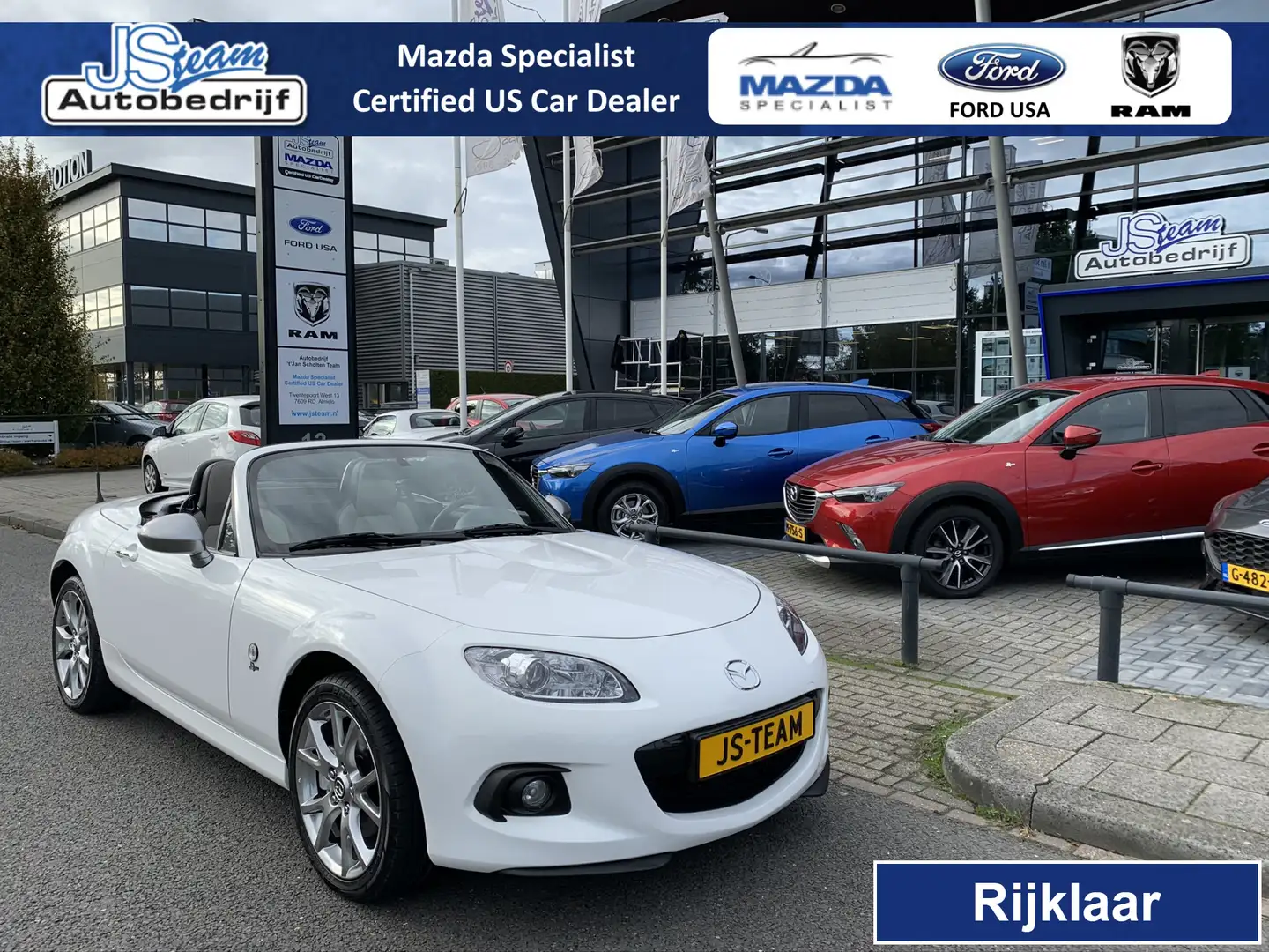 Mazda MX-5 NC Roadster Coupe 1.8i Silver Edition Airco Leder Wit - 1