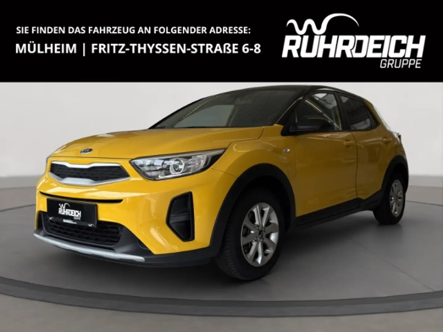 Kia Stonic Edition 7 1.2 EU6d-T Apple CarPlay Android Auto Kl Gelb - 1