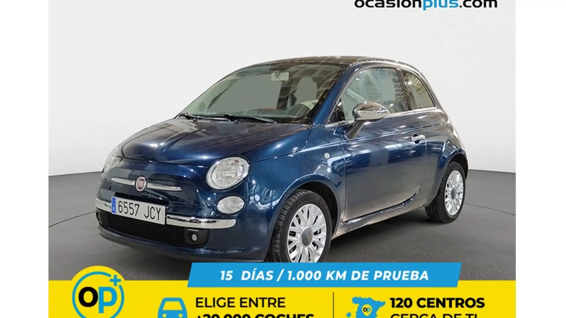 Fiat 500 1.2 Lounge Blau - 1
