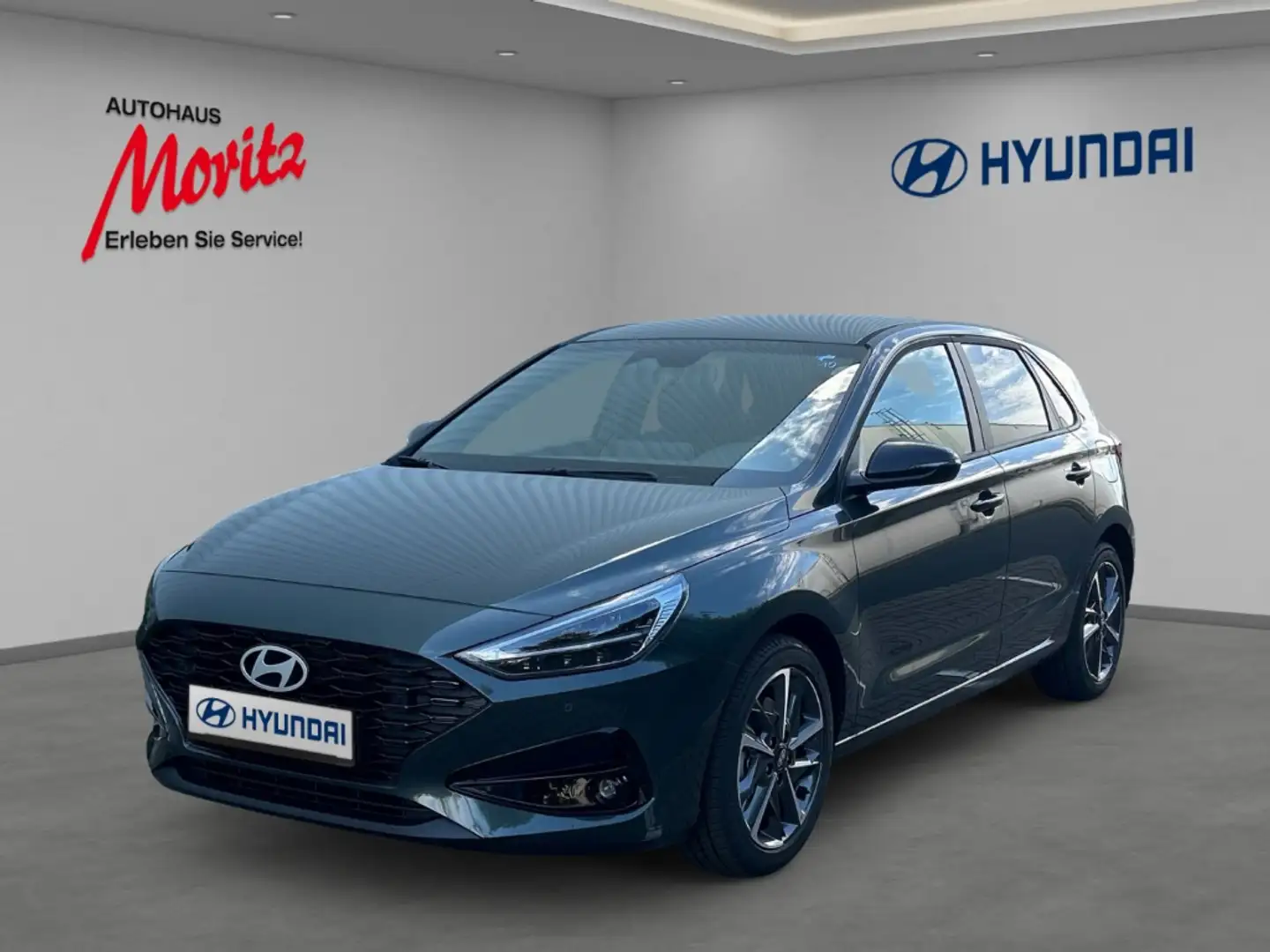 Hyundai i30 1.0 T-GDI Advantage NAVI LED Scheinw. Rückfahrkame Grün - 1