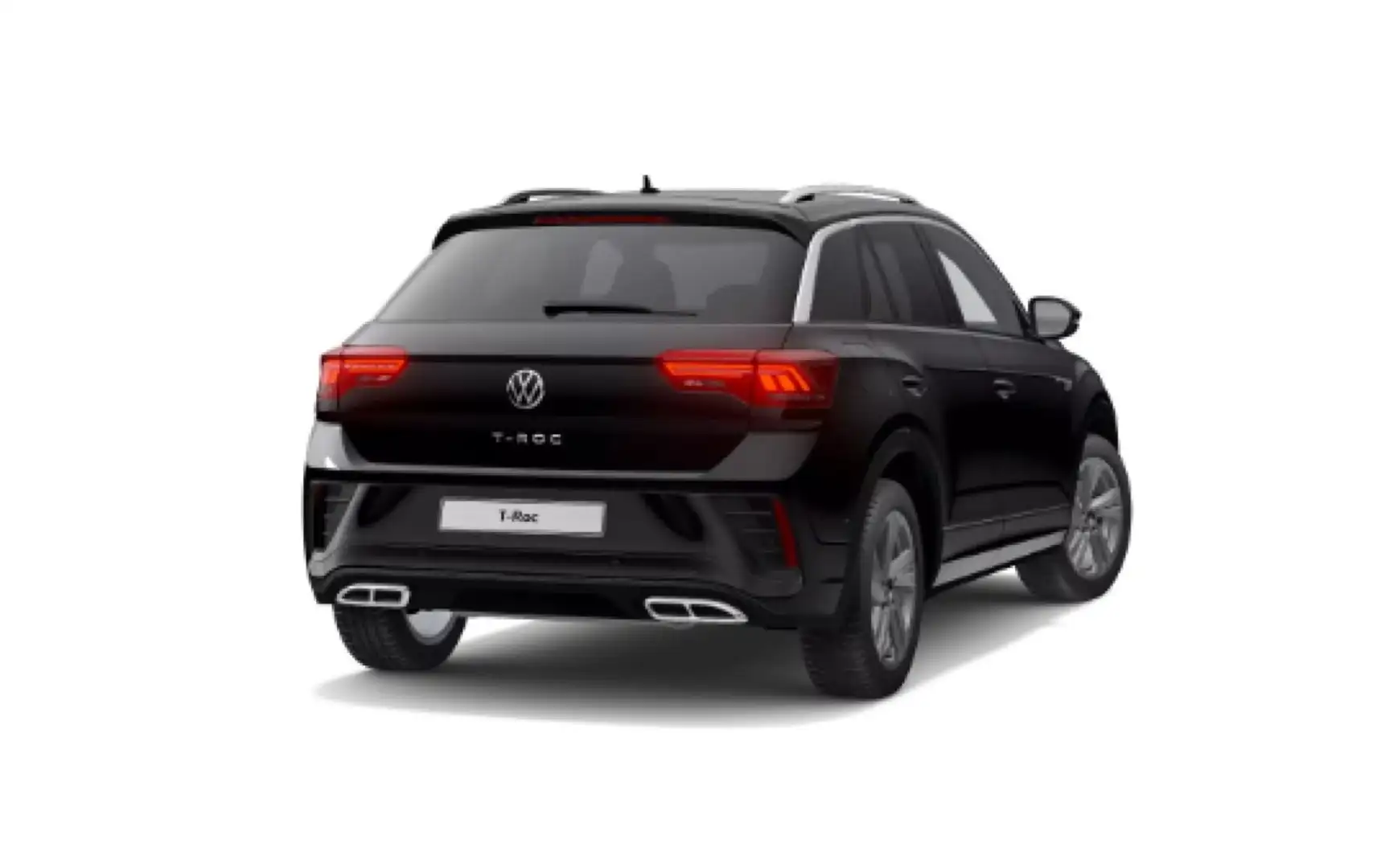 Volkswagen T-Roc R-Line 1.0 TSI*NAVI*KAM*LED*Virtual*SHZ*Er Schwarz - 2