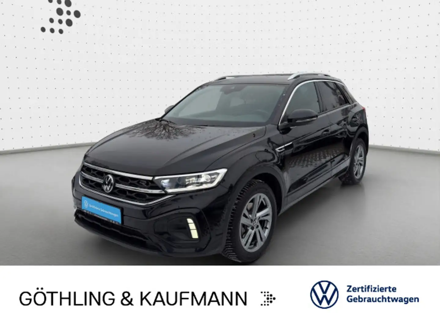 Volkswagen T-Roc R-Line 1.0 TSI*NAVI*KAM*LED*Virtual*SHZ*Er Schwarz - 1