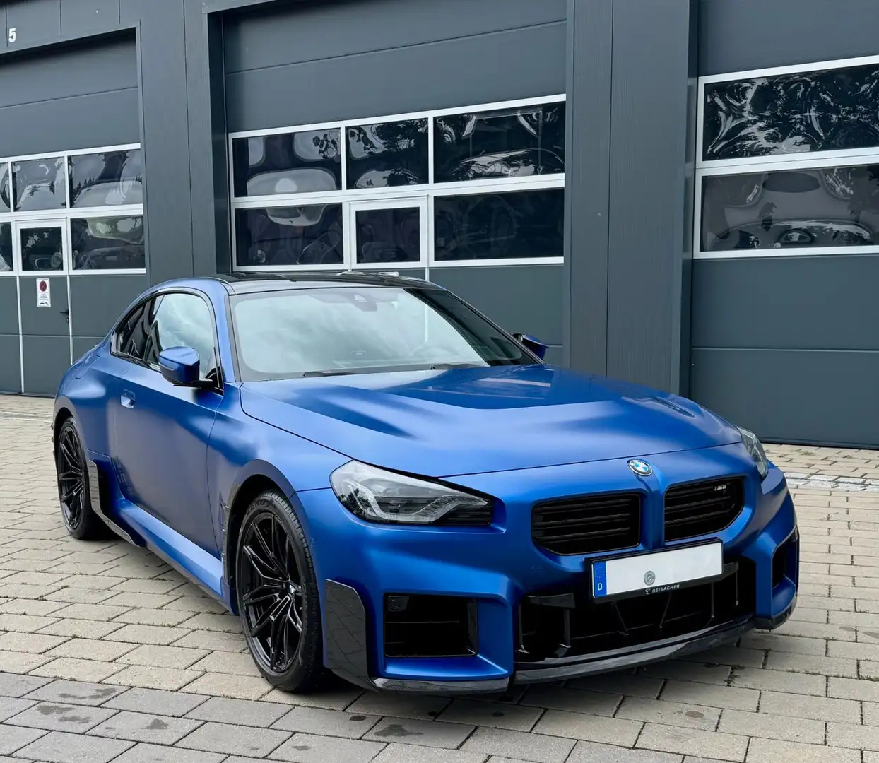 BMW M2 *Race Track Pak.*Handgear*Performance*carbon* Bleu - 1