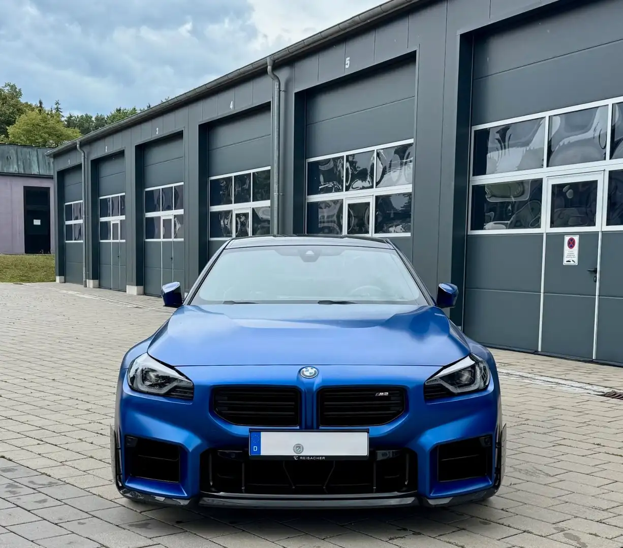 BMW M2 *Race Track Pak.*Handgear*Performance*carbon* Bleu - 2