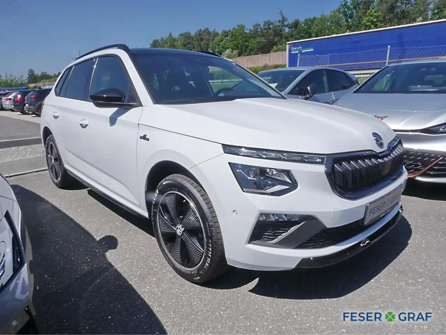 Skoda Kamiq Monte Carlo 1,5 TSI DSG - AHK,NAVI,KAMERA Weiß - 2
