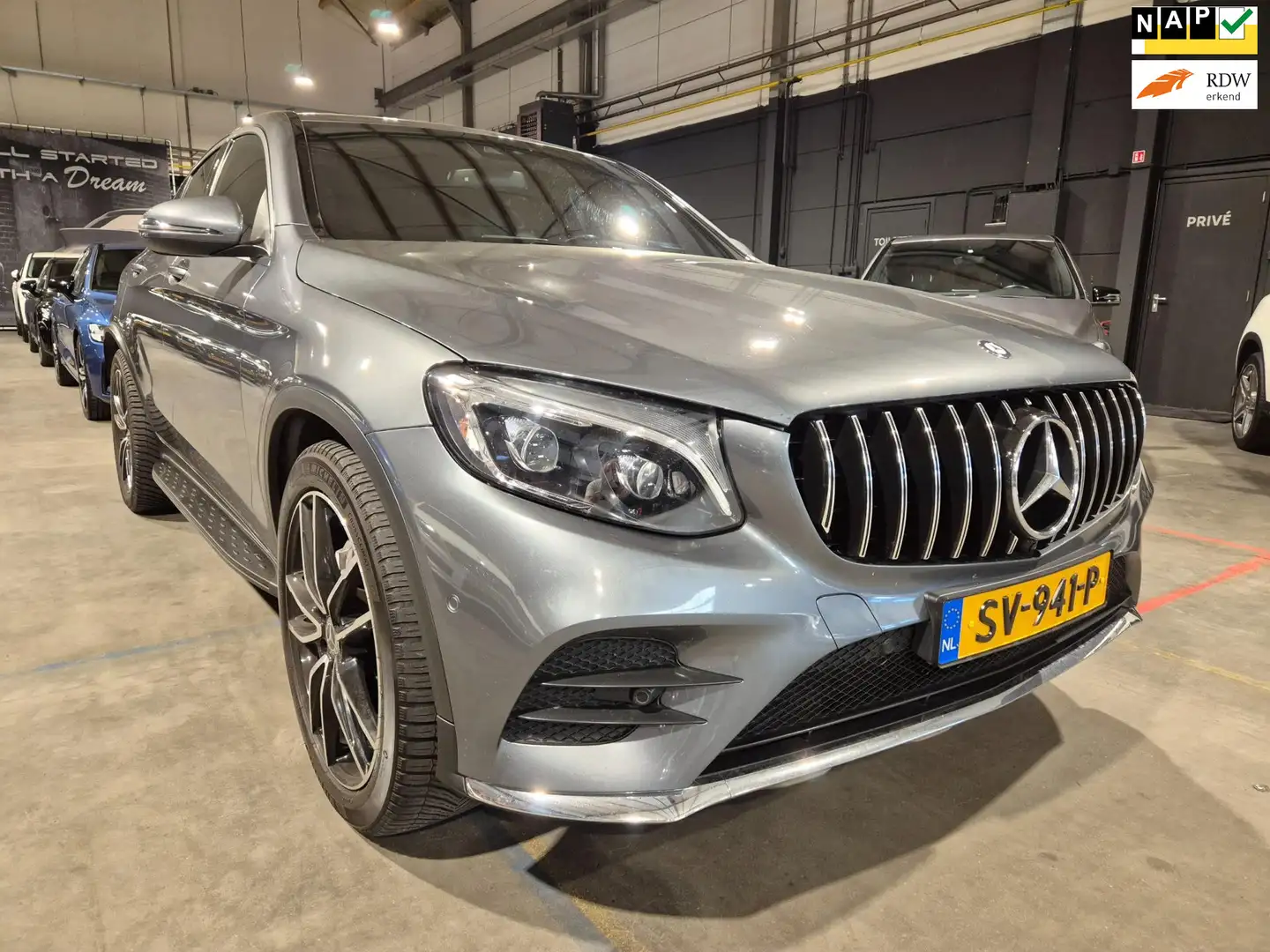 Mercedes-Benz GLC 250 Coupé d 4MATIC Edition 1 - Schuifdak - Leder - Cam Grijs - 1