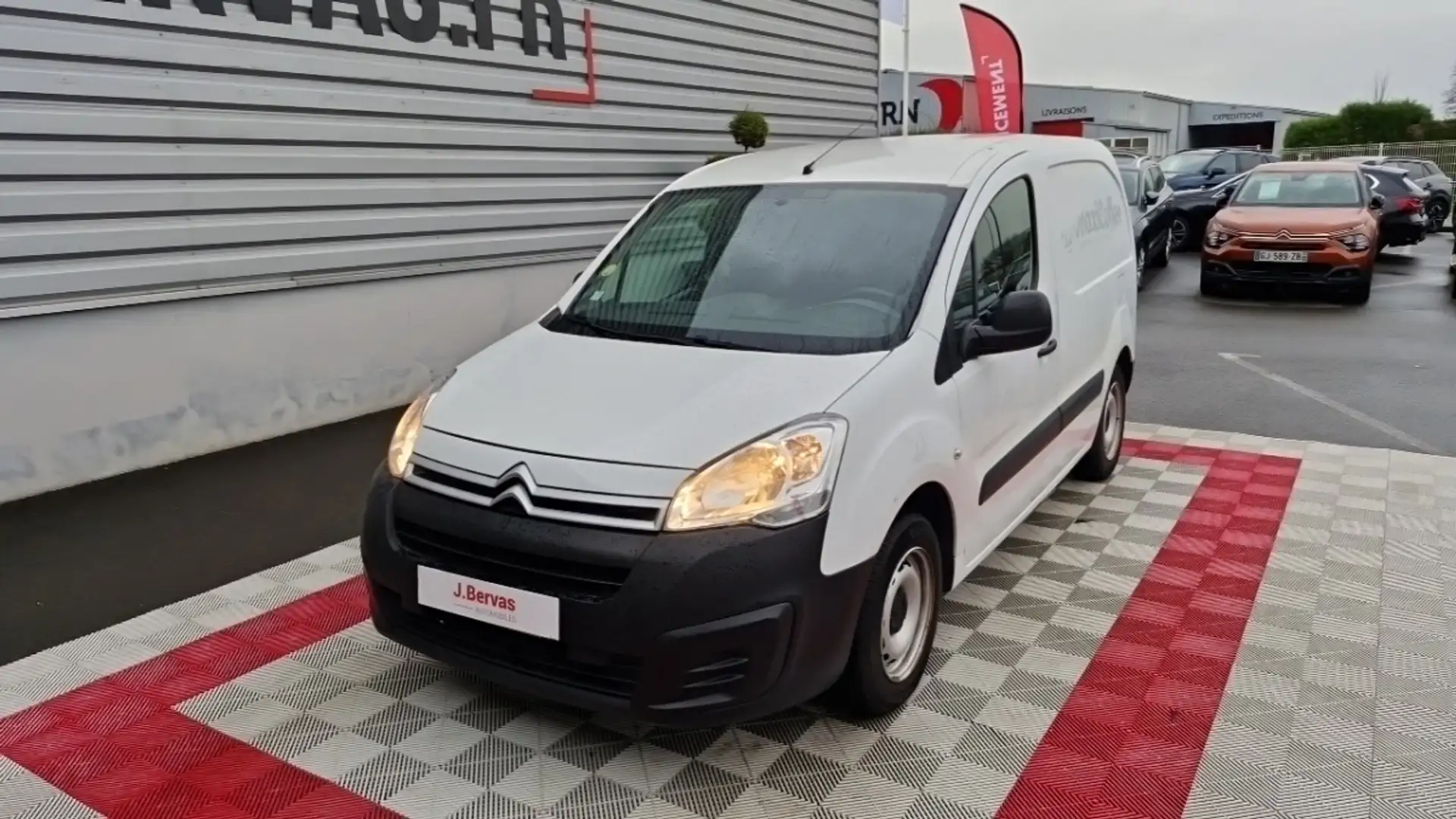 Citroen Berlingo FOURGON M BLUEHDI 100 CLUB Blanc - 2