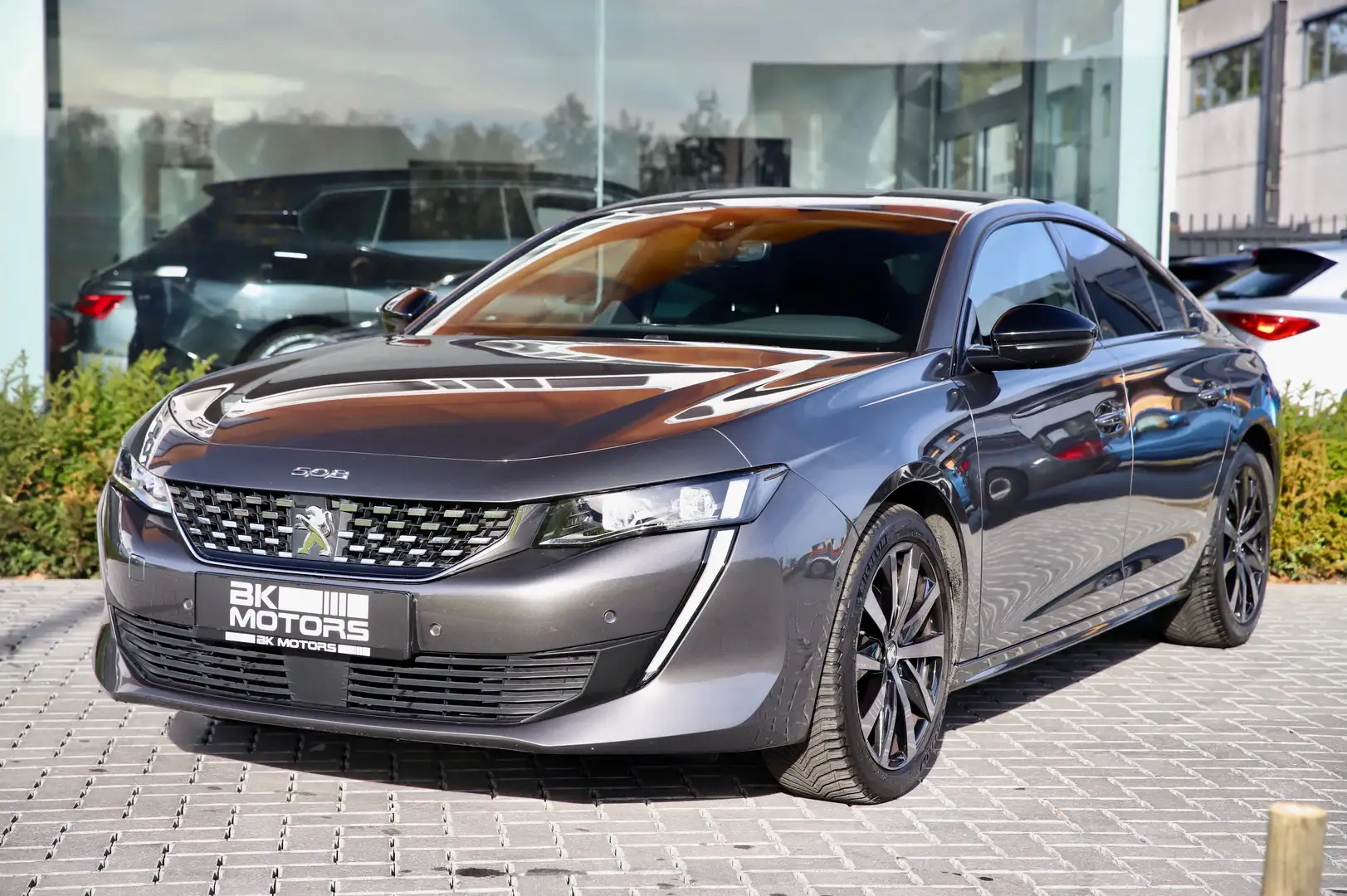 Peugeot 508 PureTech 180 EAT8 Allure -CAMERA-CRUISE-FOCAL-LANE Grijs - 2