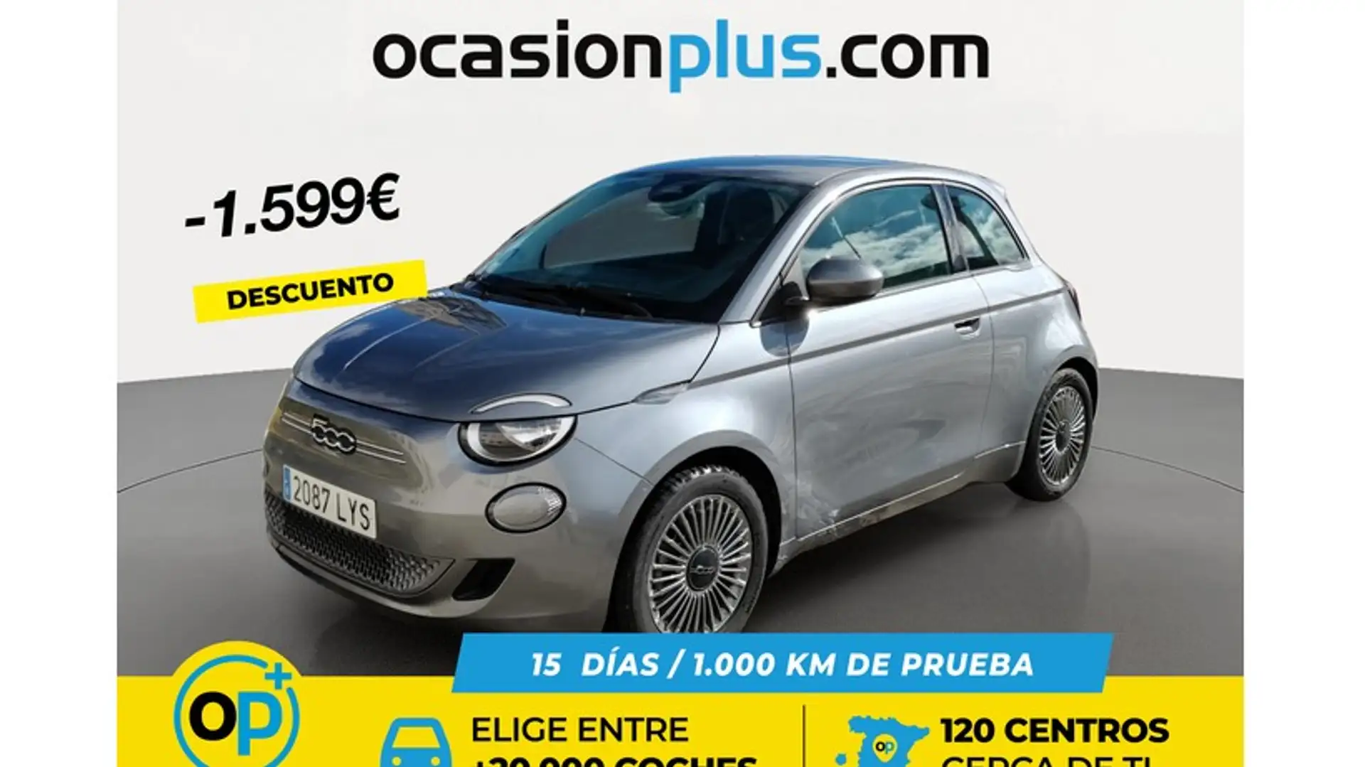 Fiat 500e Icon 87KW Grau - 1