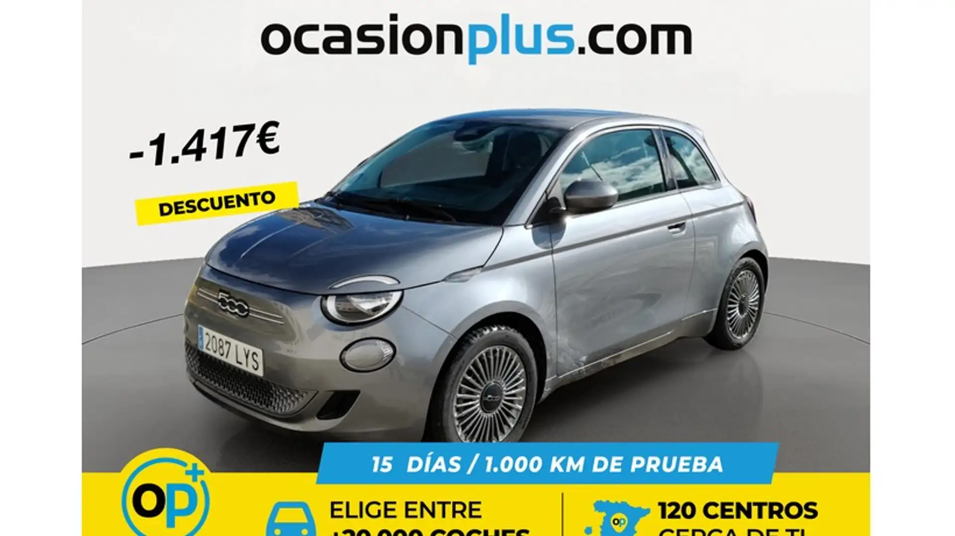 Fiat 500e Icon 87KW Grau - 1