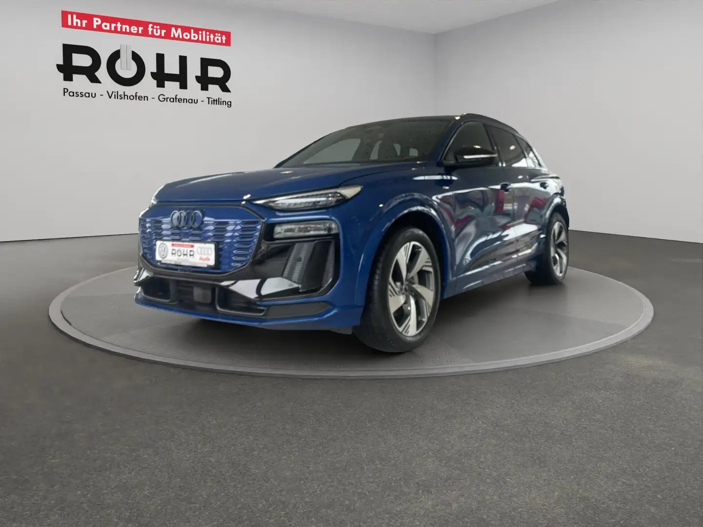 Audi Q6 e-tron e-tron (SHZ vo+hi.PDC.Head-Up.NAVI.DAB) 285 kW qua Blau - 2