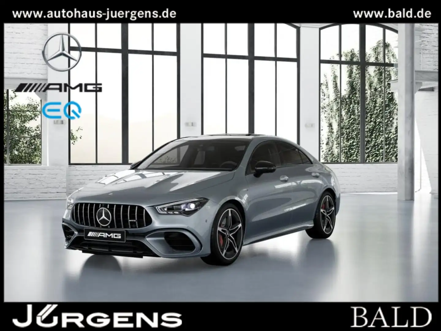 Mercedes-Benz CLA 45 AMG S 4M+ Pano/Night/360/Burm/Memo/Distr Silber - 1