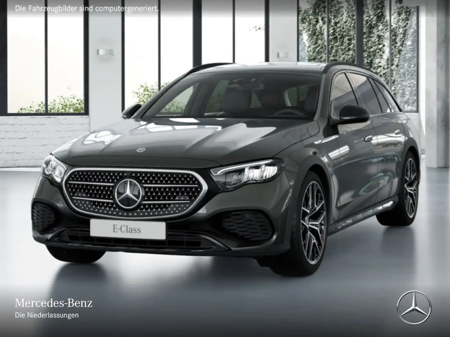 Mercedes-Benz E 220 d T 4M Avantgarde Airmat Pano Burmester LED Grau - 2