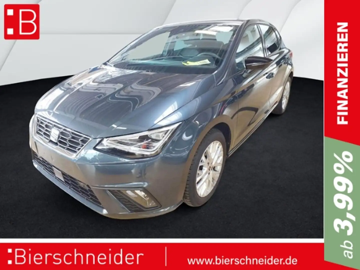 SEAT Ibiza 1.0 TSI DSG FR AB 99EUR NAVI REAR VIEW SHZ Grau - 1