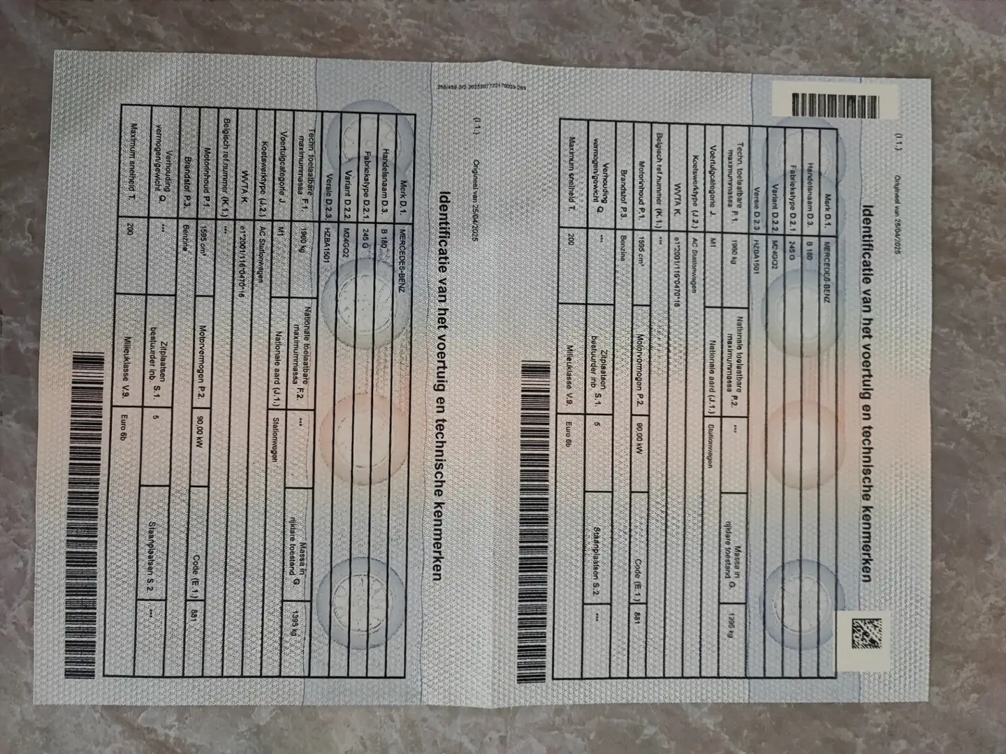 Mercedes-Benz B 180 B 180 Gri - 1