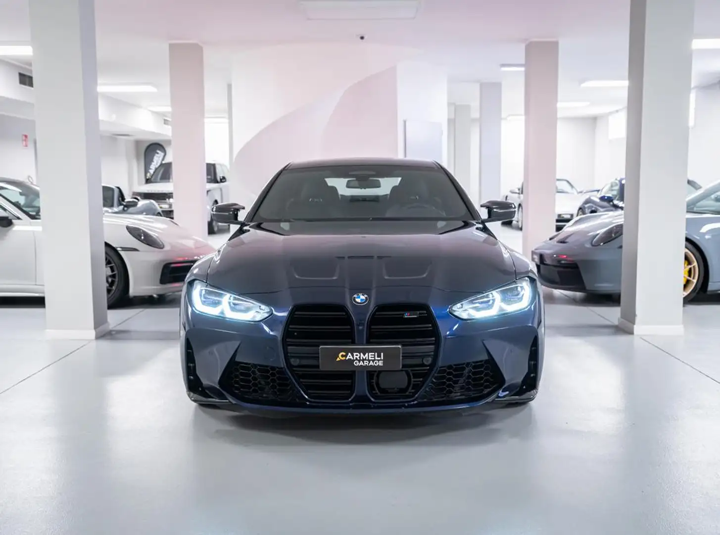 BMW M4 Competition-IVA ESPOSTA-CERCHI DA 19/20” M-DRIVING Bleu - 2