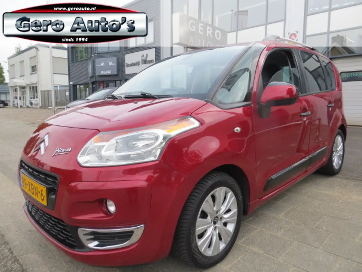 Citroen C3 Picasso 1.6 VTi Exclusive automaat nl-auto automaat ,airco Rood - 1