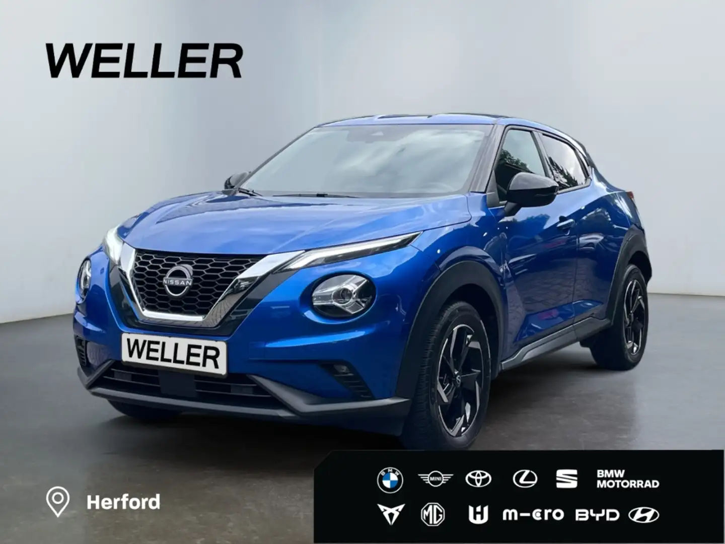 Nissan Juke 1.0 DIG-T N-Connecta*LED*CarPlay*Kamera*SHZ* Blau - 1