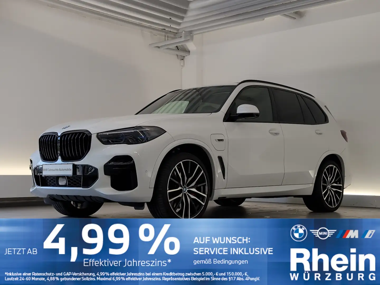BMW X5 xDrive45e iPerformance M Sportpaket Laser/HUD Weiß - 1