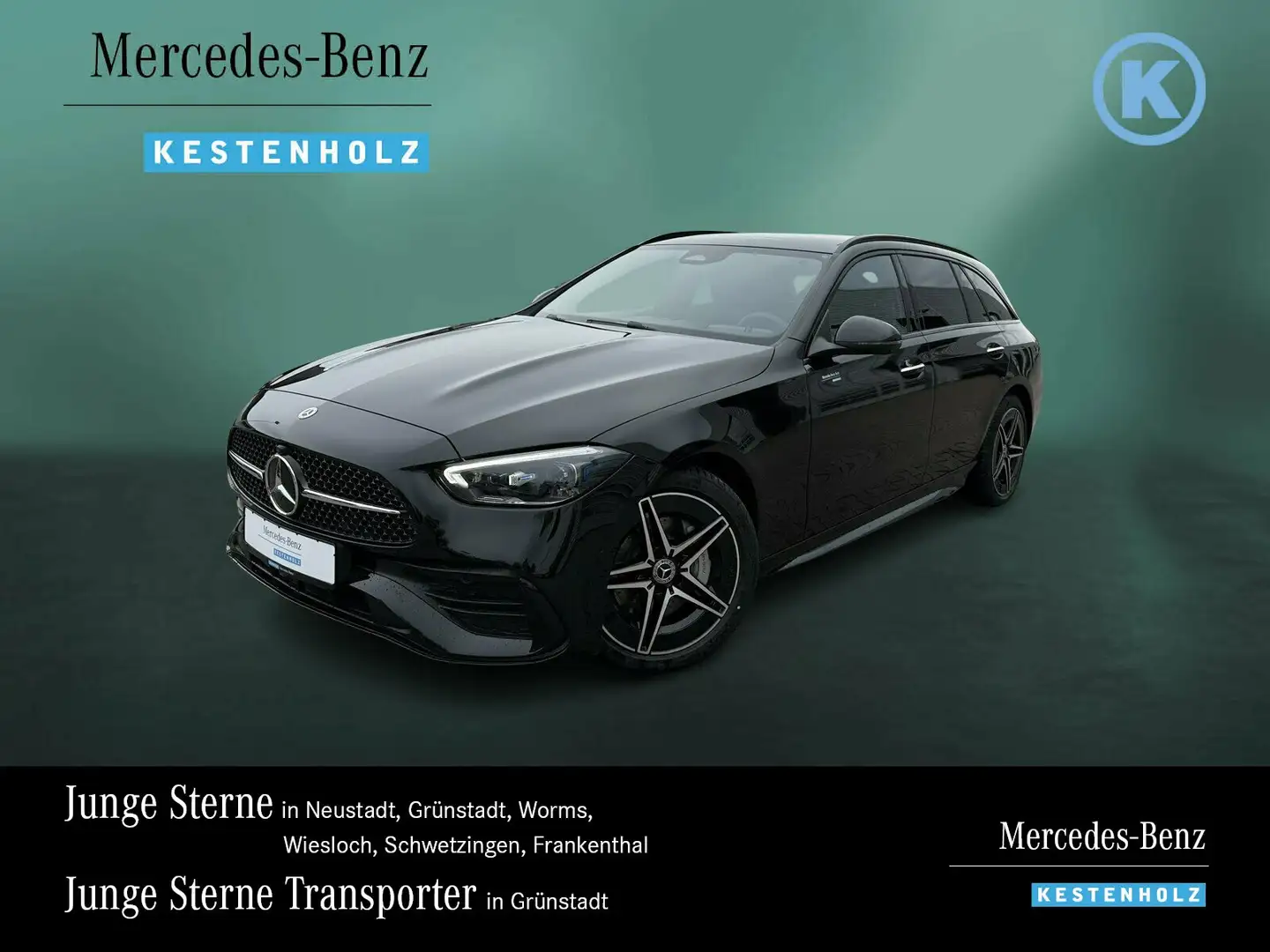 Mercedes-Benz C 220 C 220 d T AMG+DISTRO+PANO+AHK+MEMO+360°+BURME Schwarz - 1