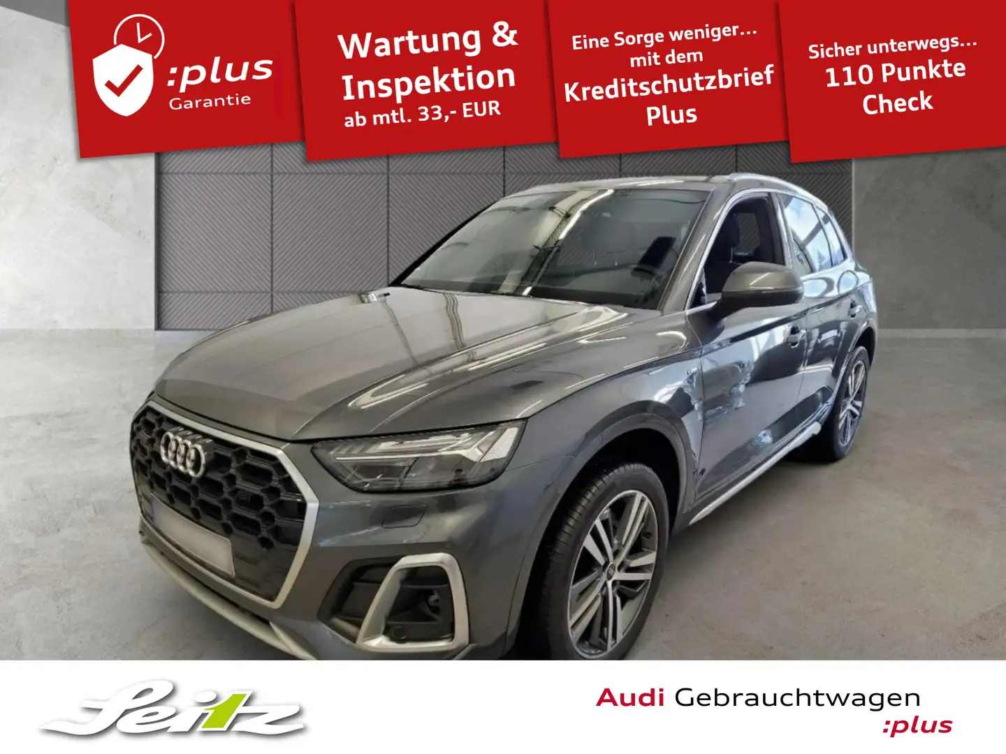 Audi Q5 50 TFSI e quattro S line *MATRIX*KAMERA*NAVI* Grau - 1