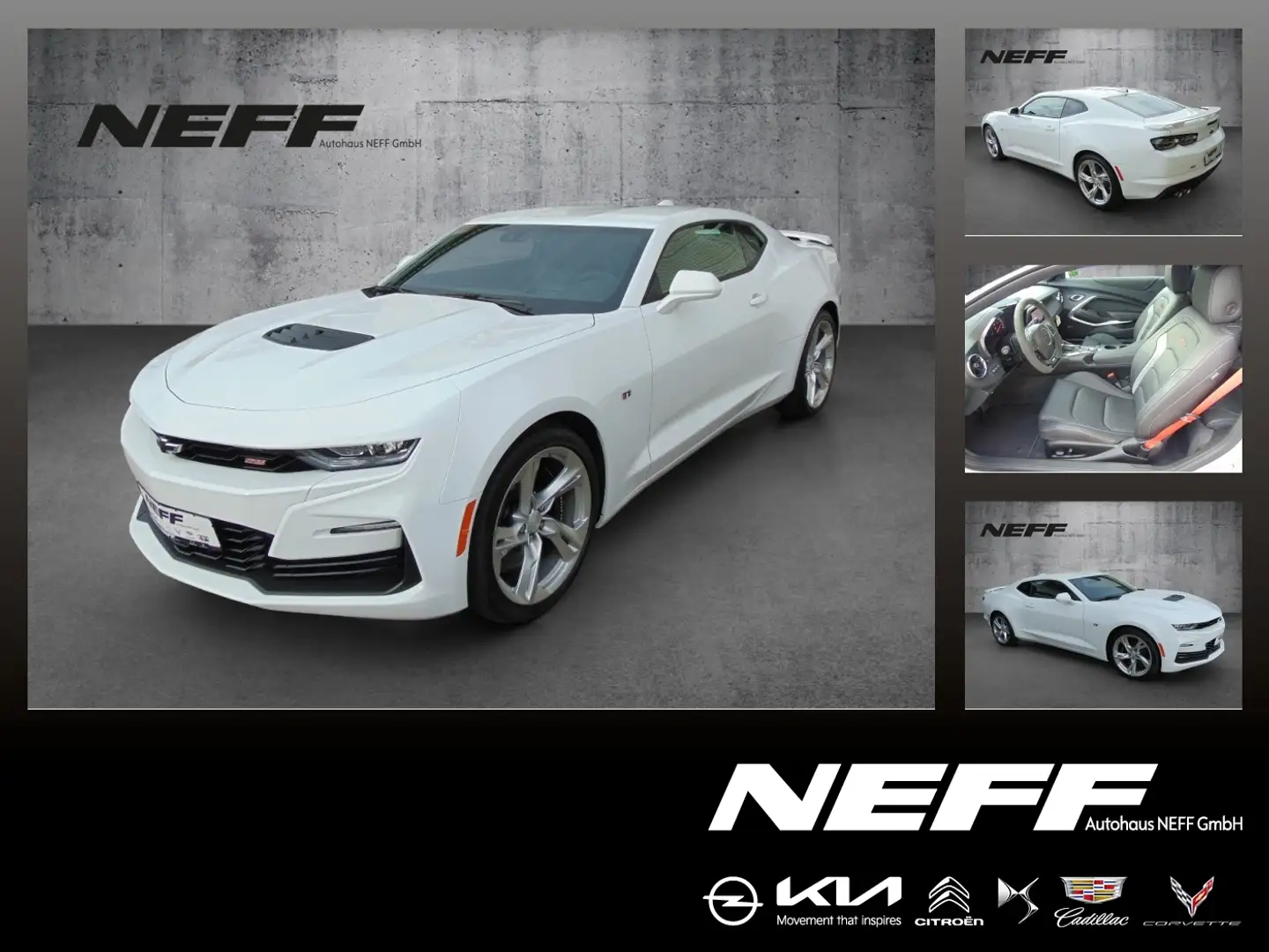 Chevrolet Camaro 2SS 6.2 V8 Klappenauspuff Navigation Blanco - 1