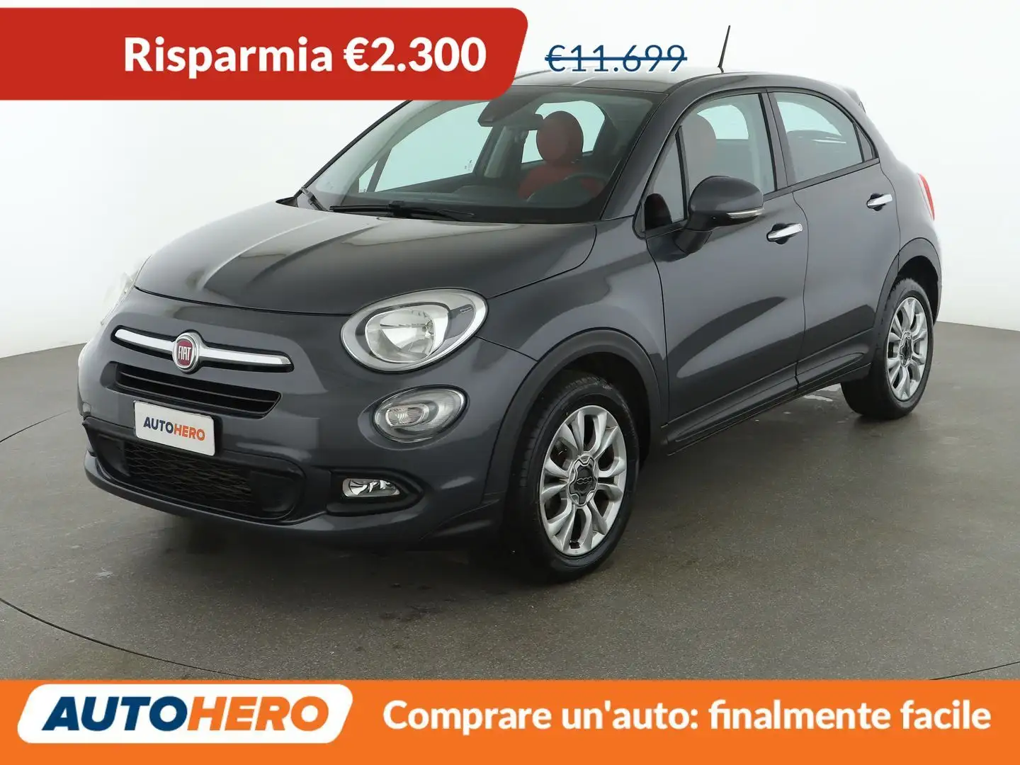 Fiat 500X 1.6 JTDM Pop Star 120 CV Grau - 1