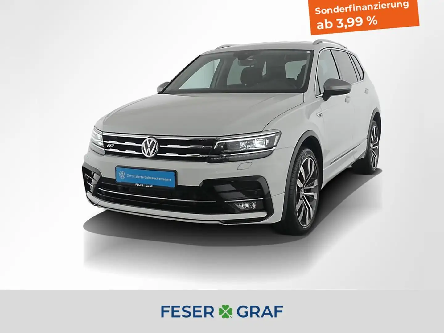 Volkswagen Tiguan Allspace 2.0 TDI R line 4x4 DSG AHK/ACC Blanc - 1