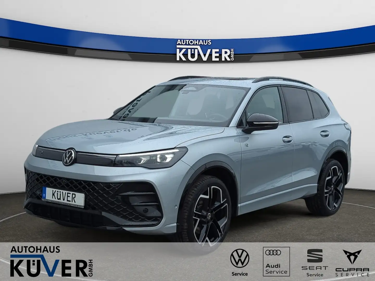 Volkswagen Tiguan R-Line 2,0 TDI DSG 4M+Navi+Pano+ACC+AHK Silber - 1