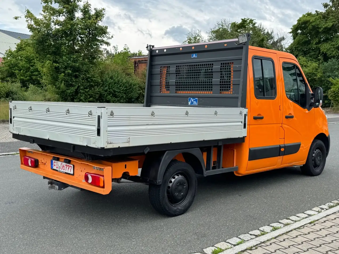 Opel Movano B  Pritsche L2H1 3,5 Klima AHK 7 Sitze Orange - 2