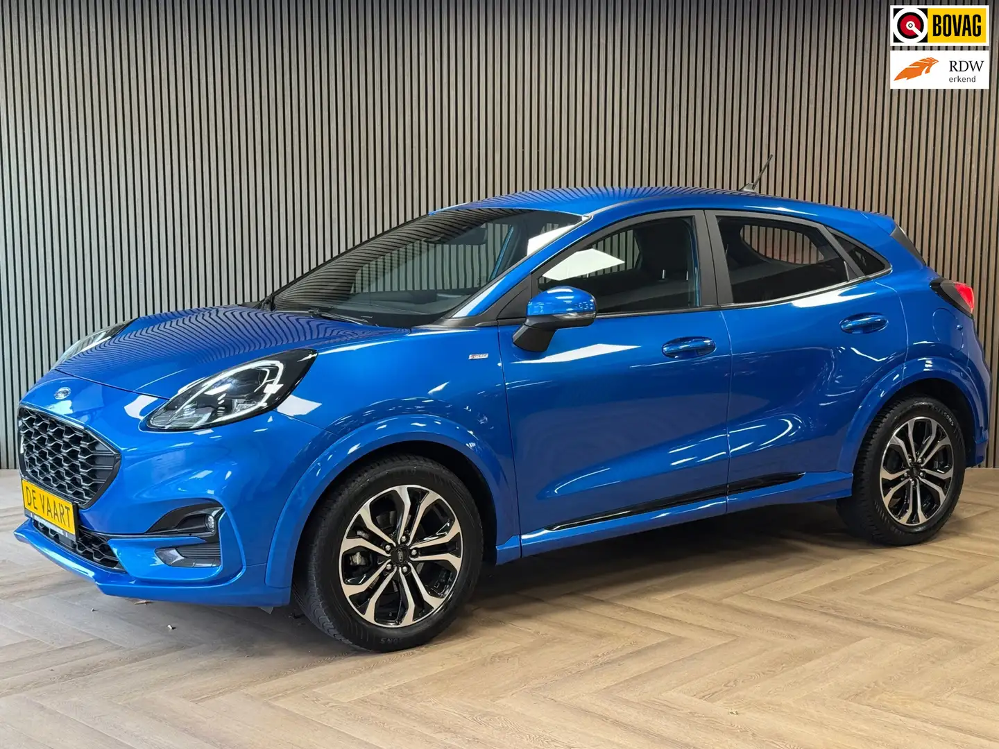 Ford Puma 1.0 EcoBoost Hybrid ST-Line NAVIGATIE APPLE CARPLA Blauw - 1