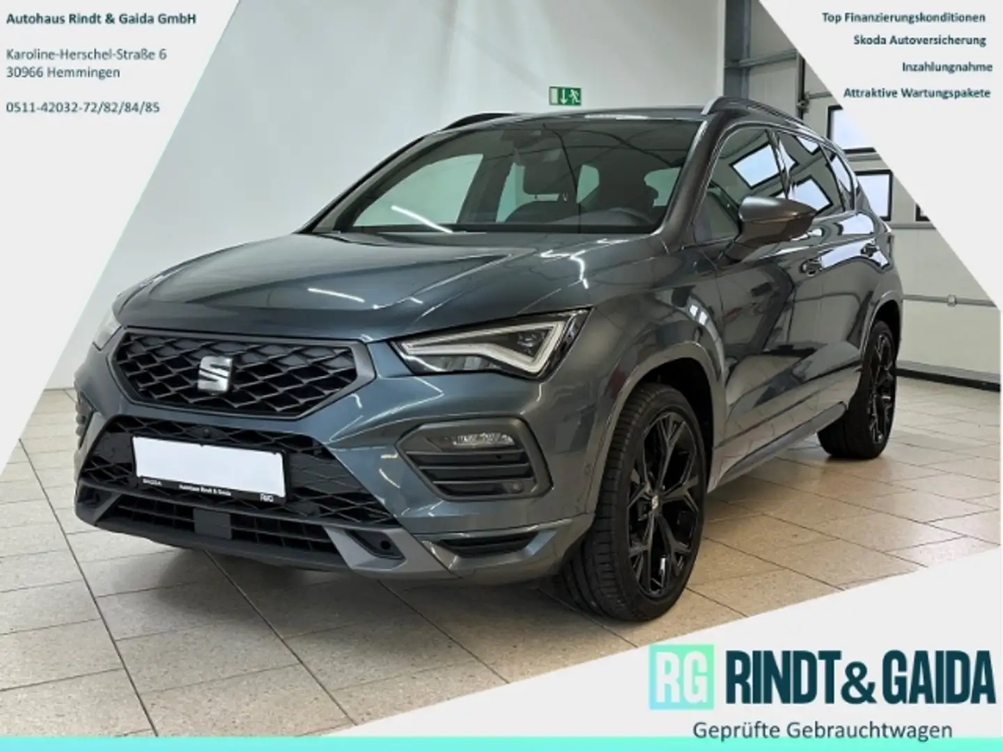 SEAT Ateca FR 1.5 TSI ACT DSG AHK Pano Navi PDCv+h Grau - 1