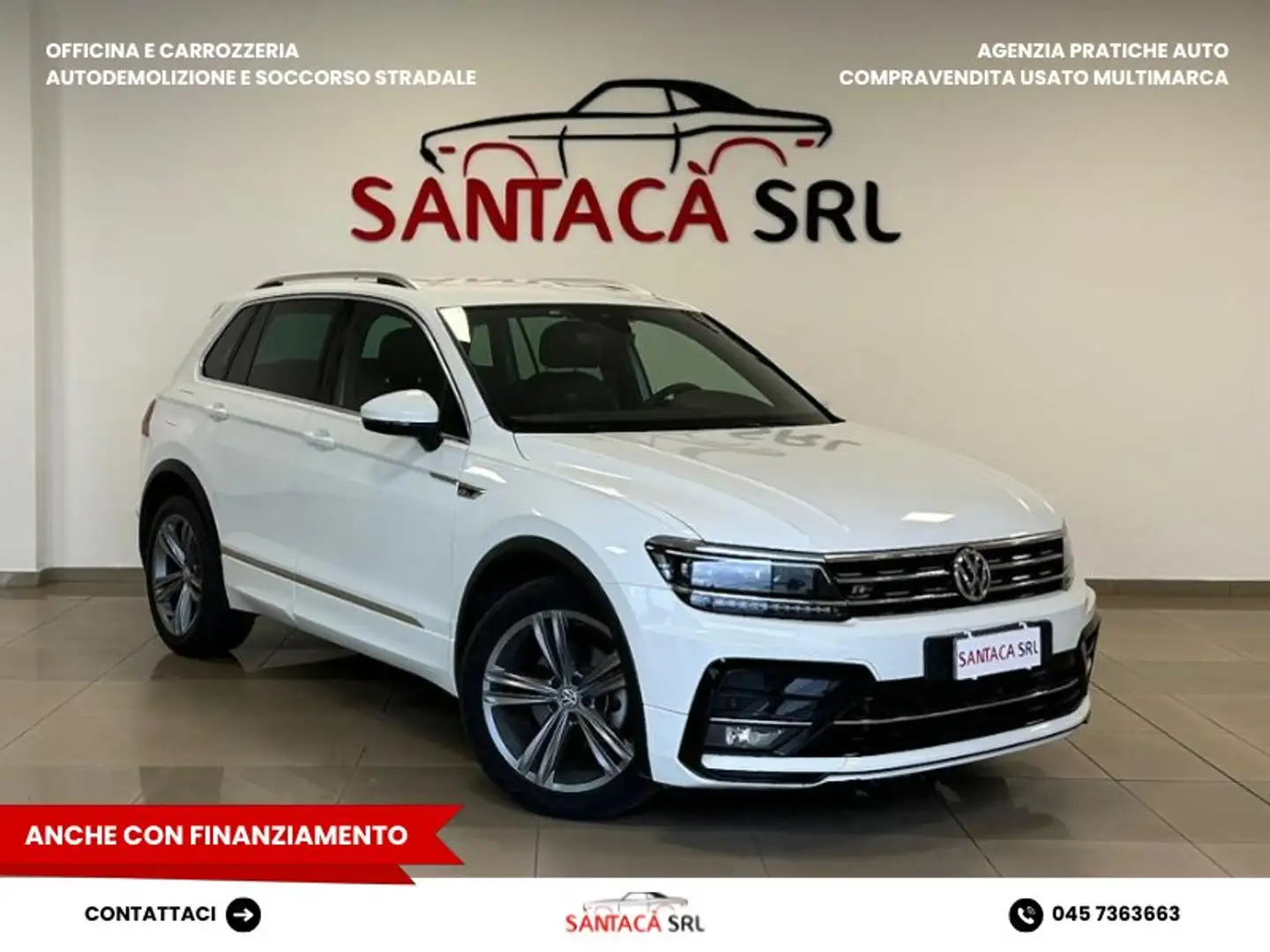 Volkswagen Tiguan 2.0 TDI SCR DSG Advanced BlueMotion Technology Bianco - 1