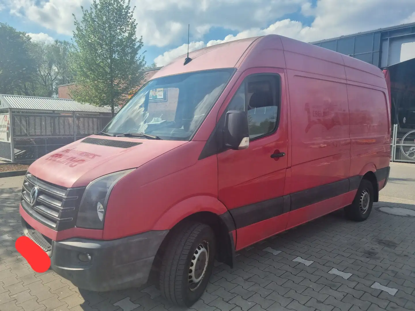 Volkswagen Crafter 2.0 TDI L2H2 Euro 5 Rojo - 1