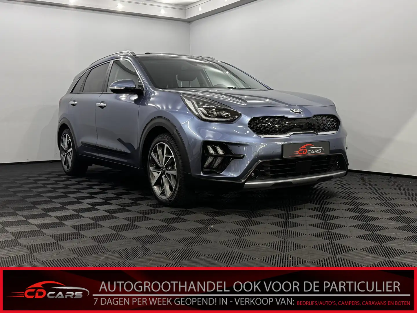 Kia Niro 1.6 GDi Hybrid ExecutiveLine Schuifdak, Leder, Cam Bleu - 1