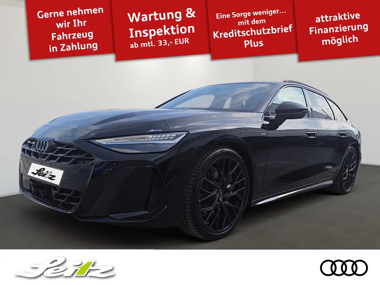 Audi A6 Avant 2.0 TDI quattro edition one *AHK*HEAD-UP*SIT Schwarz - 1