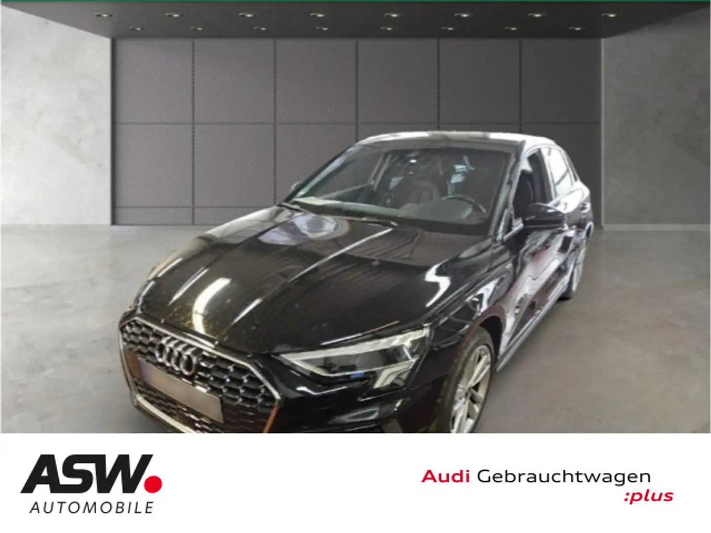 Audi A3 S line 40TFSI e NAVI LED B&O GRA VC Schwarz - 1