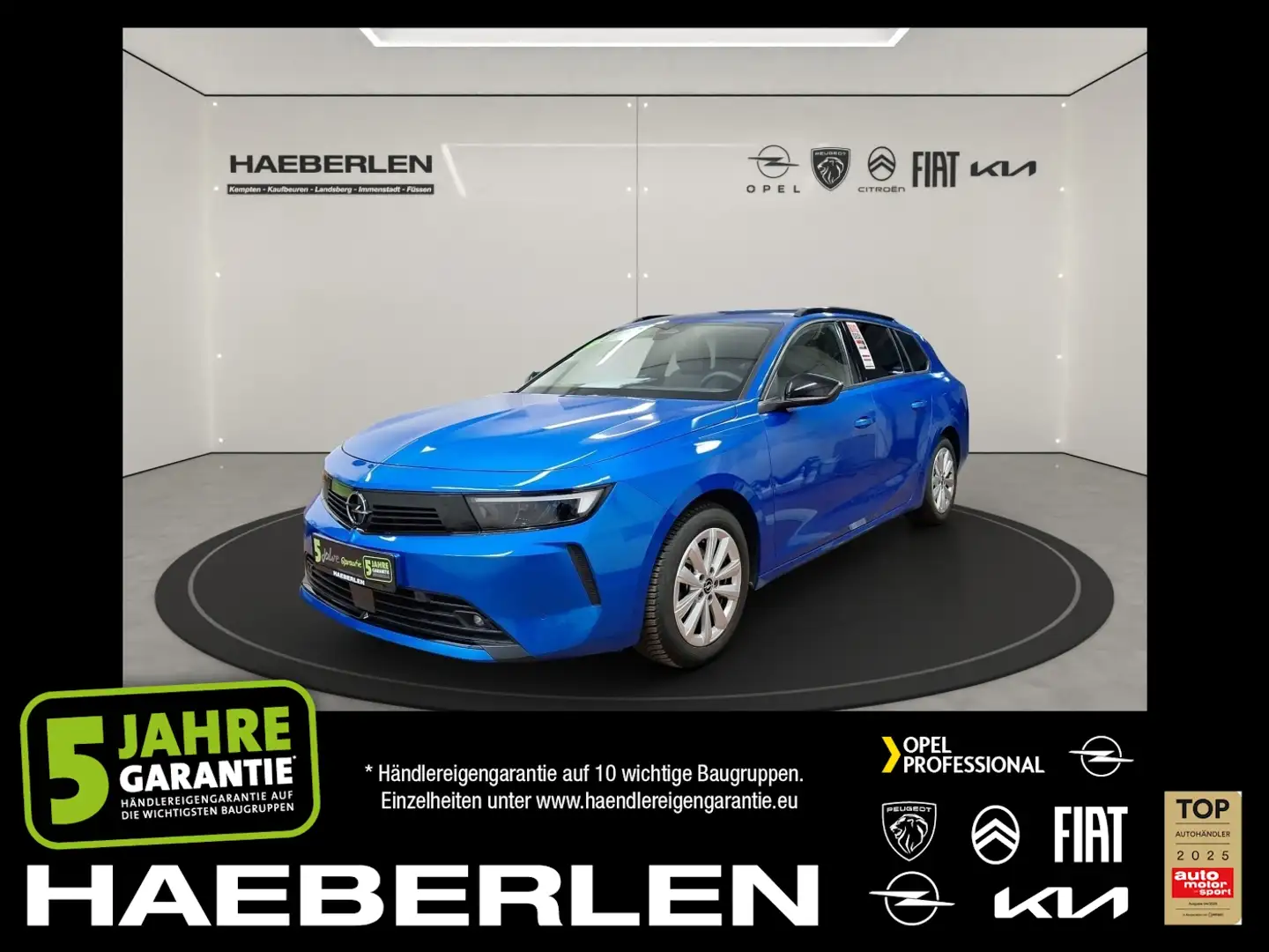Opel Astra L Sports Tourer 1.2 Navi FLA SpurH SHZ Blau - 1