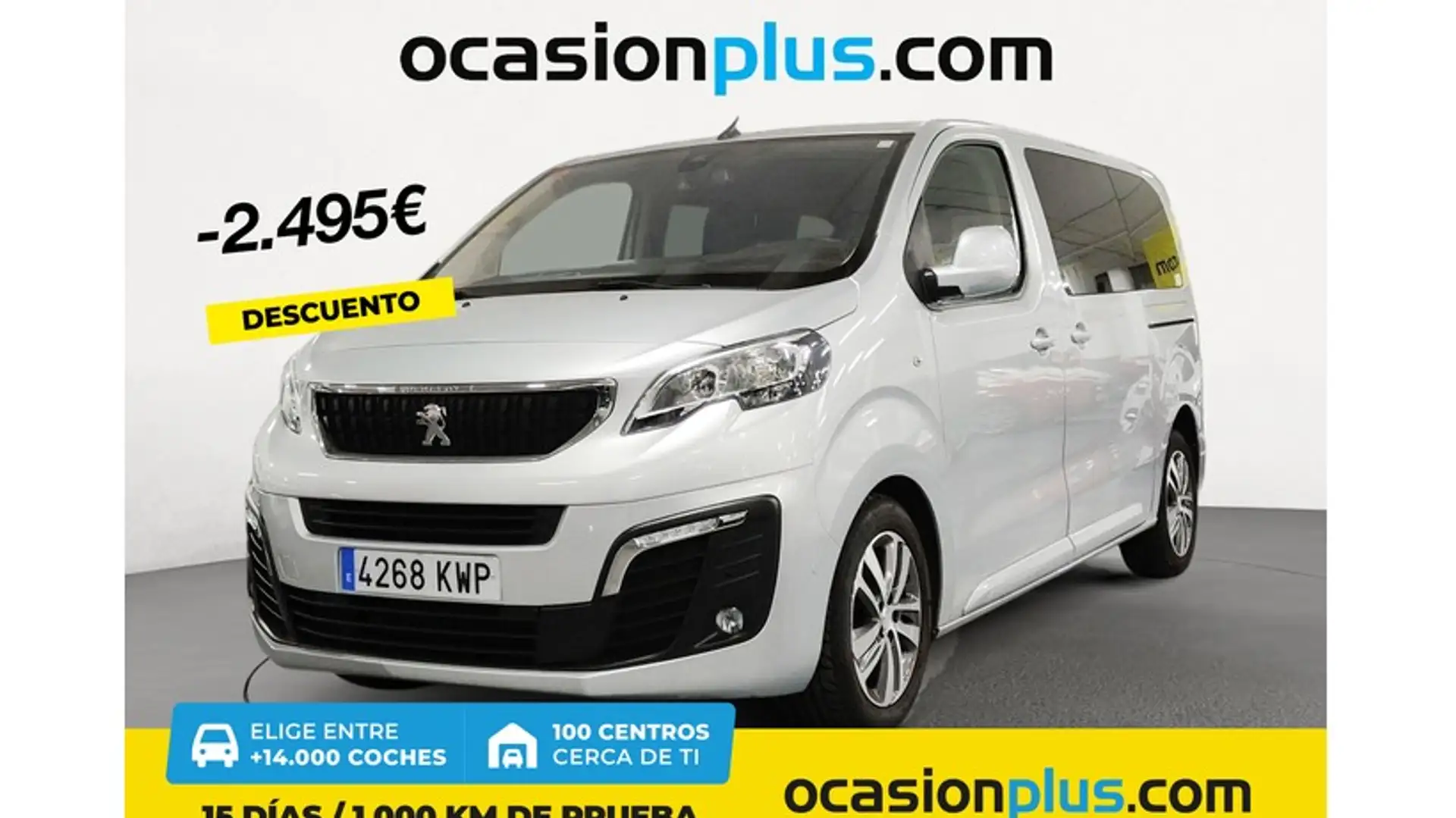 Peugeot Traveller 2.0BlueHDI Active Compact 150 Gris - 1