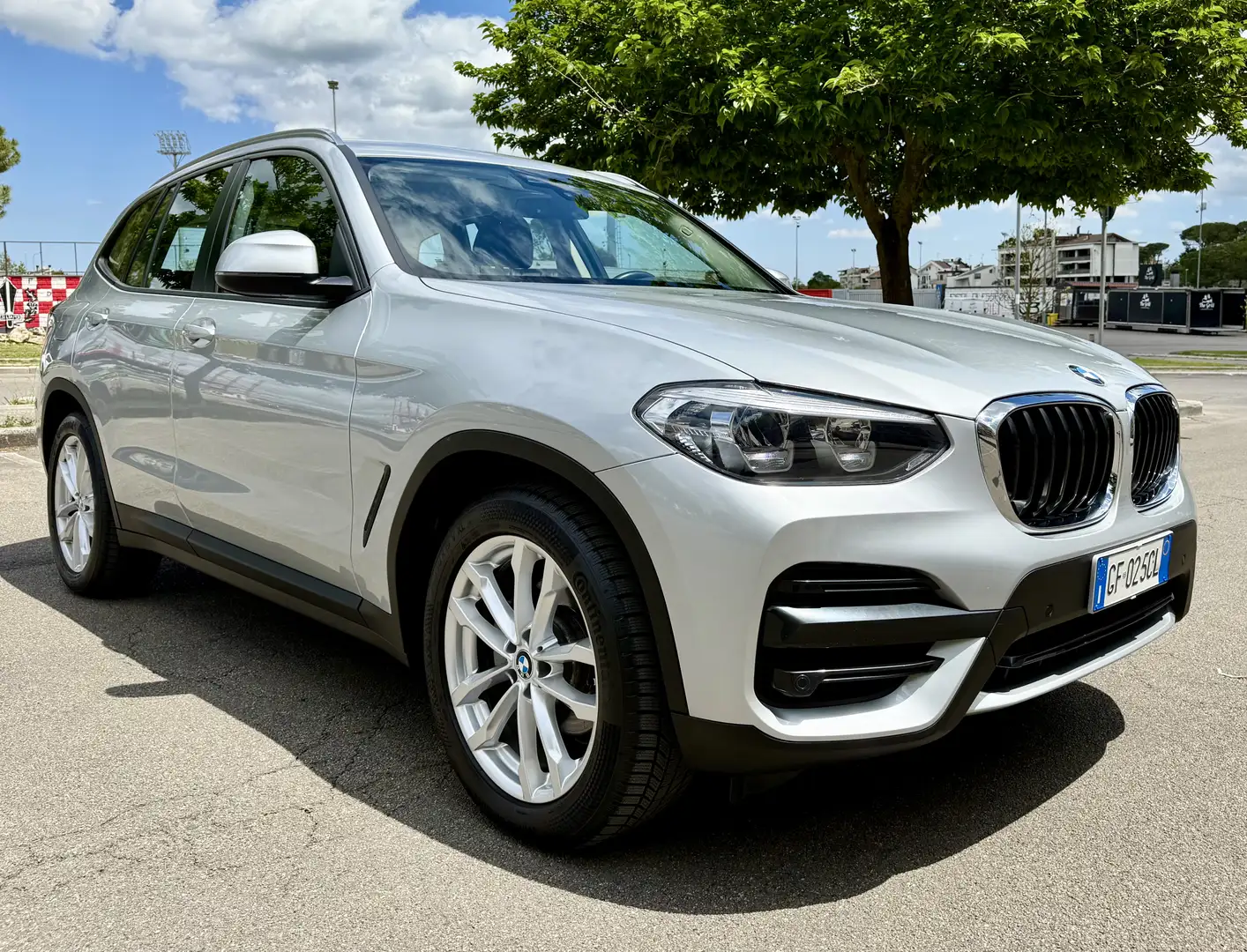 BMW X3 xdrive 20d mhev 190CV Sport Auto Argento - 1