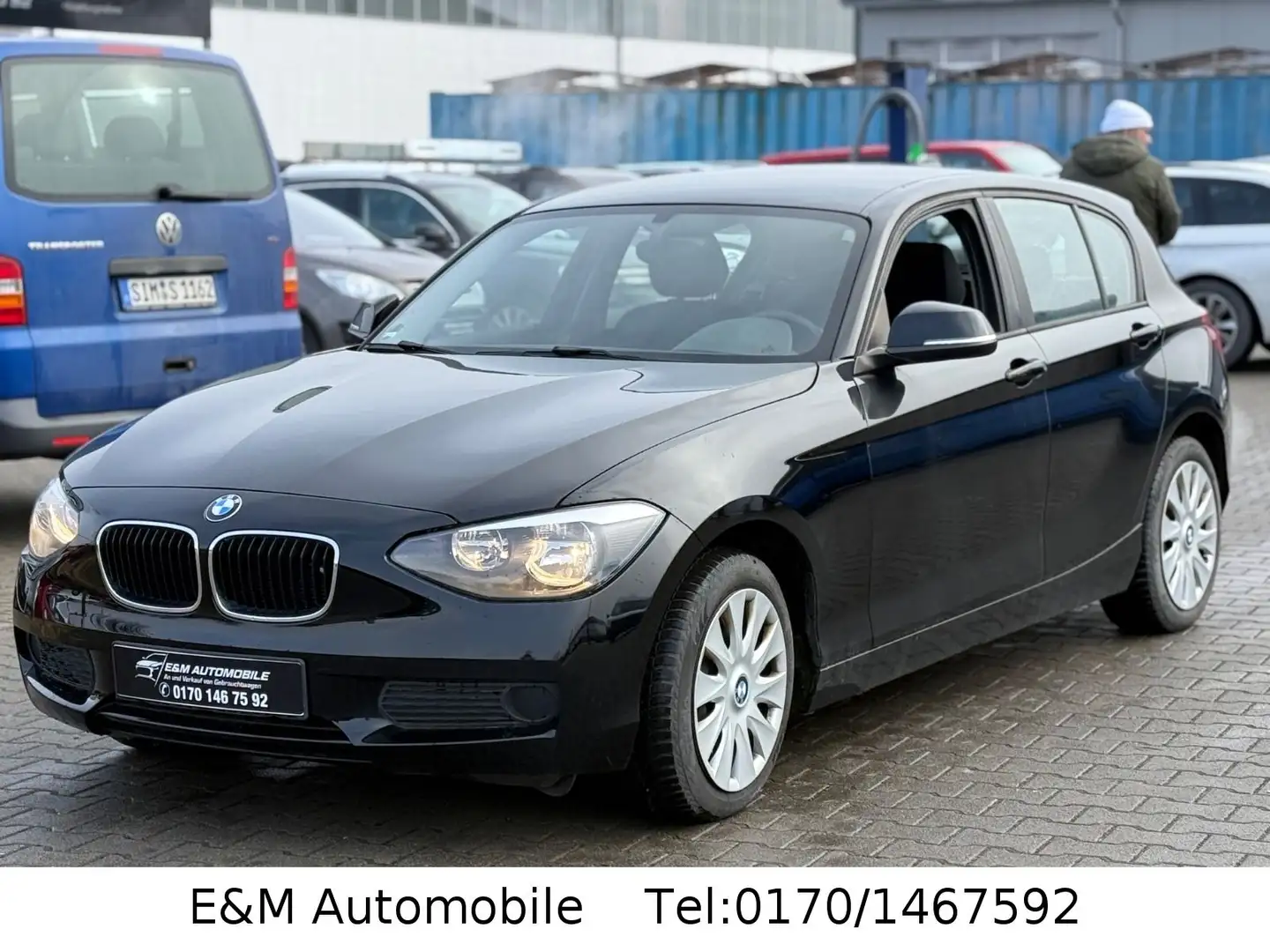 BMW 116 i*KLIMA*5TÜRER*MOTOR UNTUHIG!! Siyah - 1