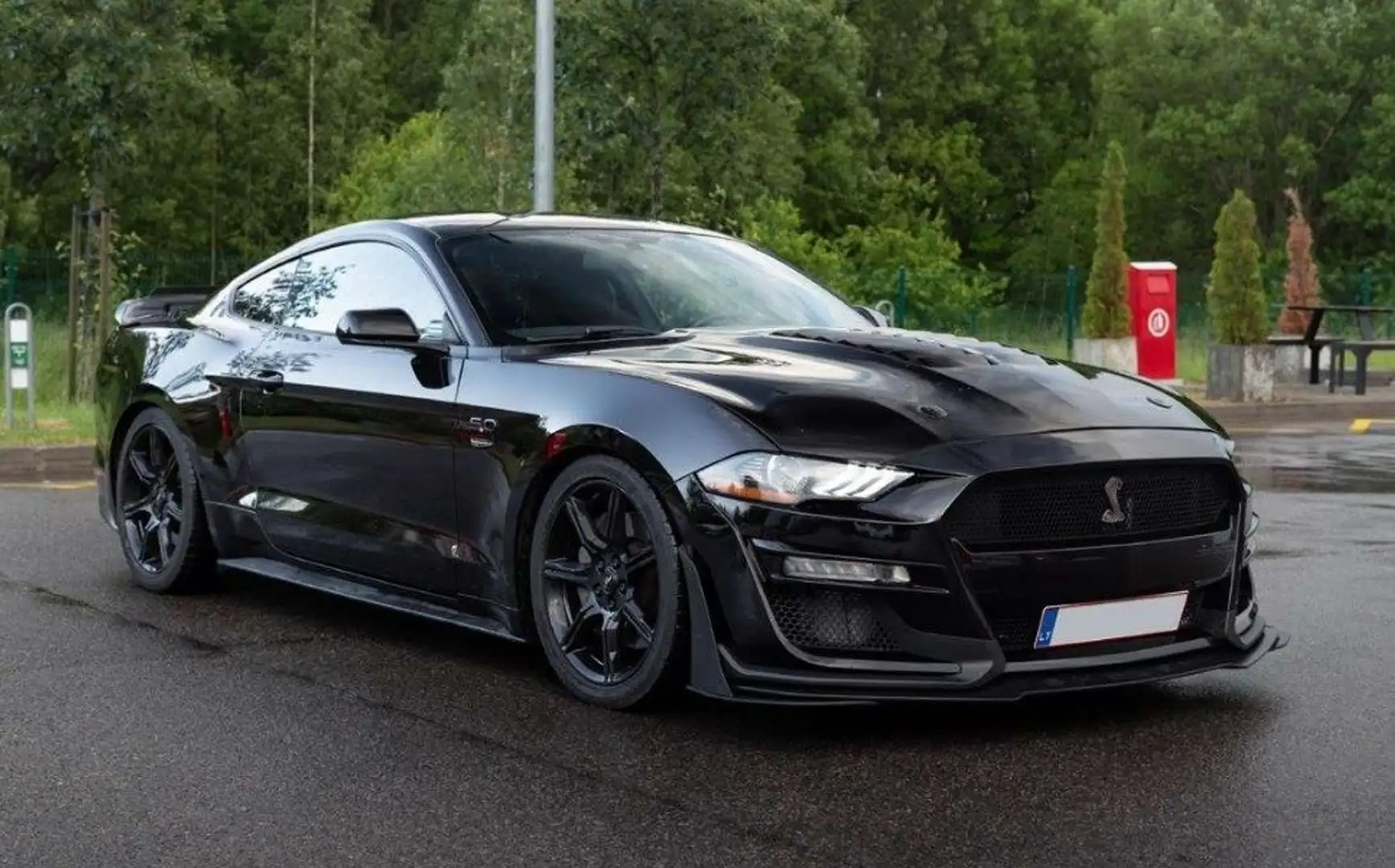 Ford Mustang 5.0 Ti-VCT V8 331KW GT A.(Fast.) Zwart - 1