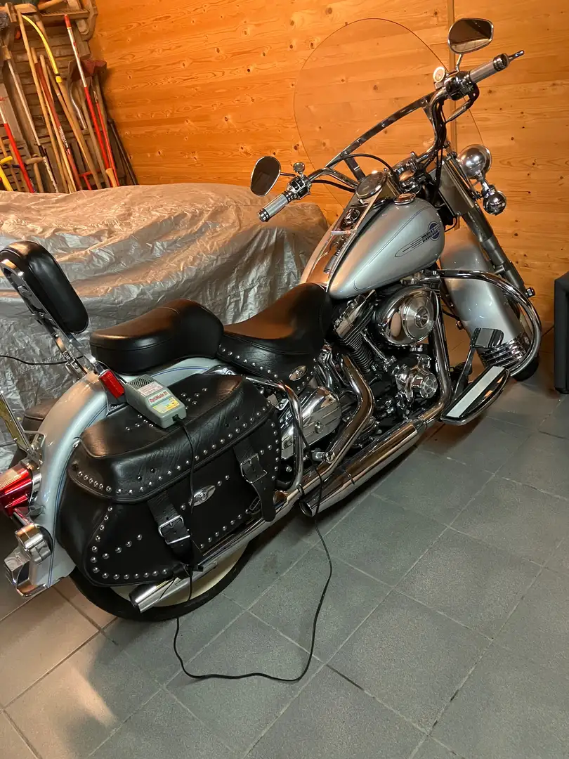 Harley-Davidson Softail heritage Argent - 2