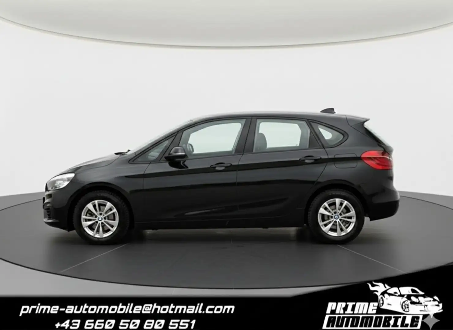 BMW 216 d Active Tourer Advantage Aut. Schwarz - 2