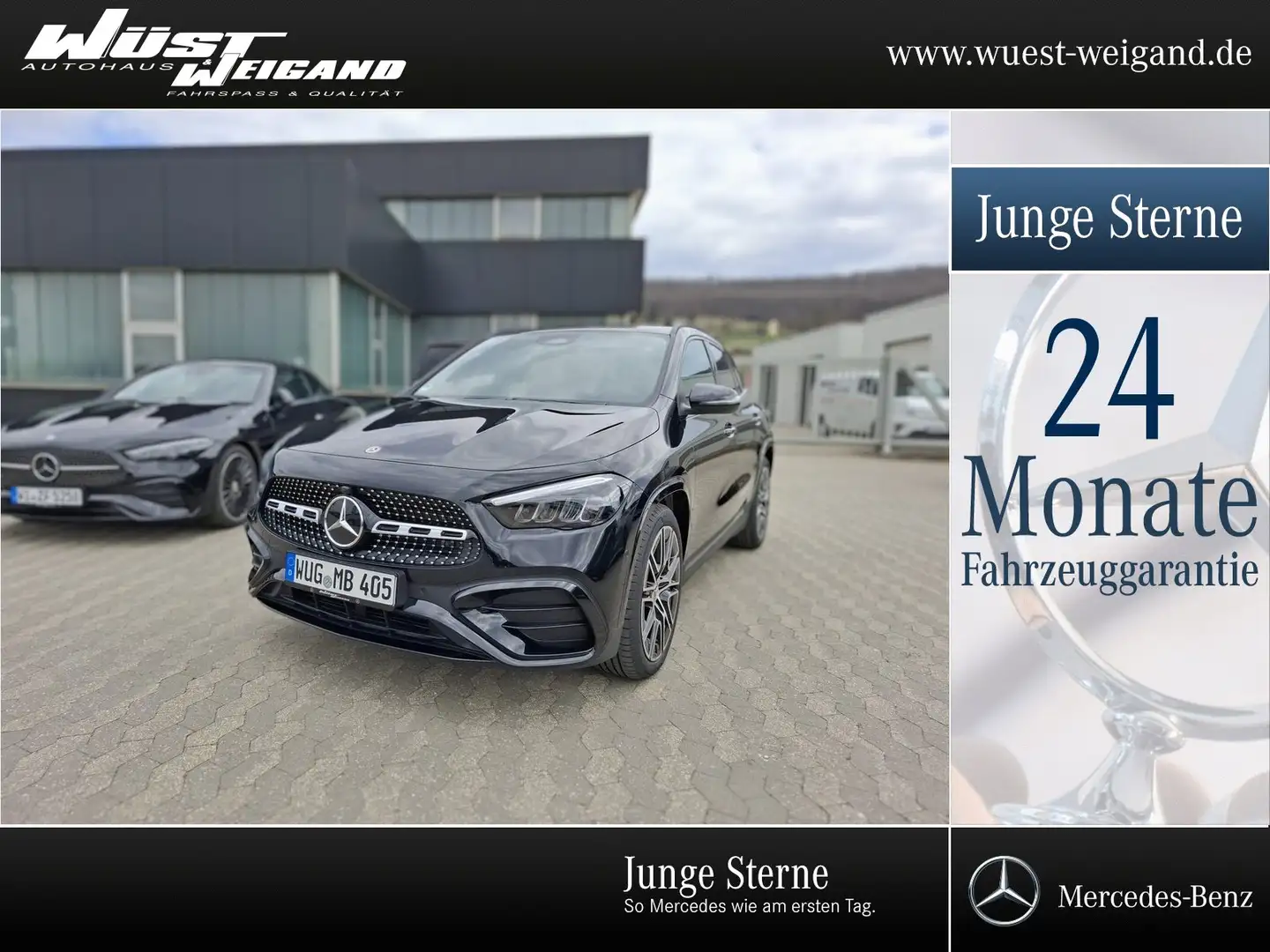 Mercedes-Benz GLA 220 4M AMG Night AHK/Pano/Tot/eleHeck/20"/Am Schwarz - 1