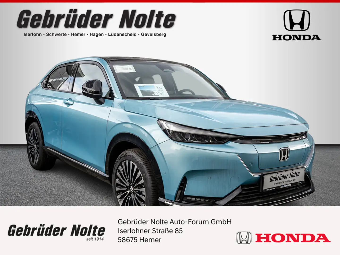 Honda e:Ny1 Advance SHZ KAMERA NAVI ACC LED PANO Modrá - 1