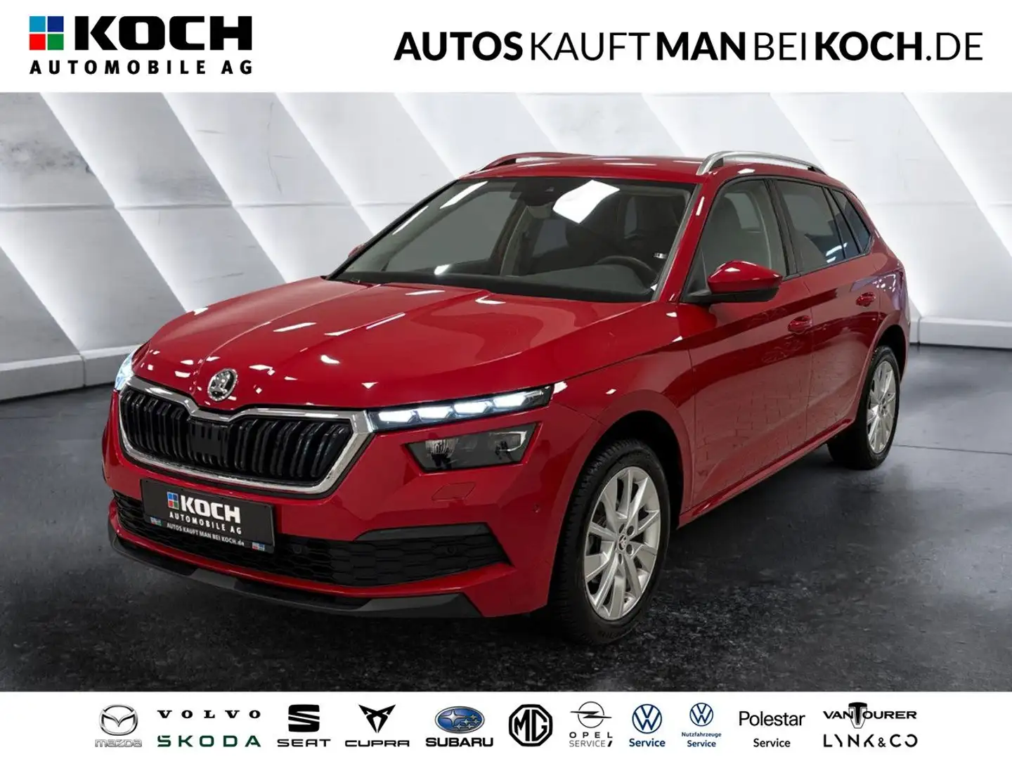 Skoda Kamiq 1.0 TSI DSG Style ACC PARKLENK BLINDSPOT LED Rouge - 1