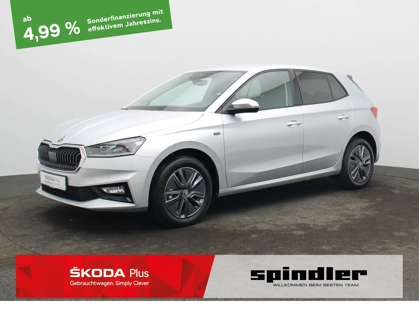 Skoda Fabia Select 1.0 TSI DSG / LED, RFK, PDC, DAB+ Silber - 1